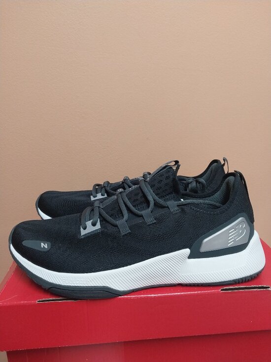 New Balance Mens FuelCell Trainer V2 - Black/Blacktop/Silver Metalic - Size 14 main image 11